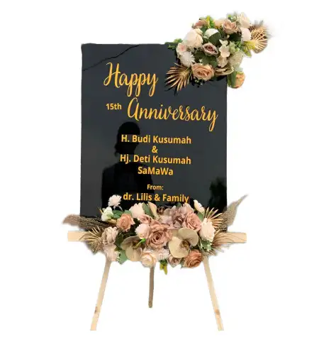 Papan Bunga Akrilik Karangkuten