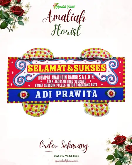 Papan Bunga Ucapan Selamat Karangkuten
