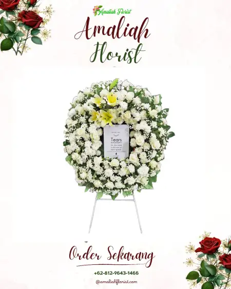 Krans Bunga Duka Karangkuten